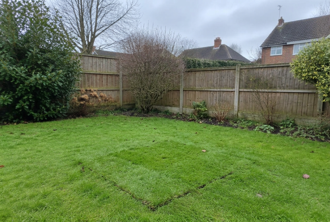 Stump grinding — after